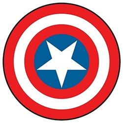 Dibujos para colorear Captain America
