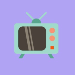 Dibujo para colorear Televisi&oacute;n y cine