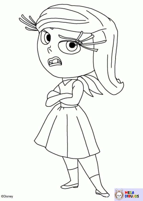 Dibujo para colorear Asco