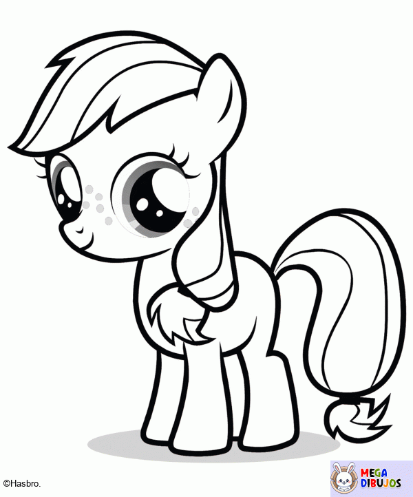 Dibujo para colorear Mon pequeño Poney