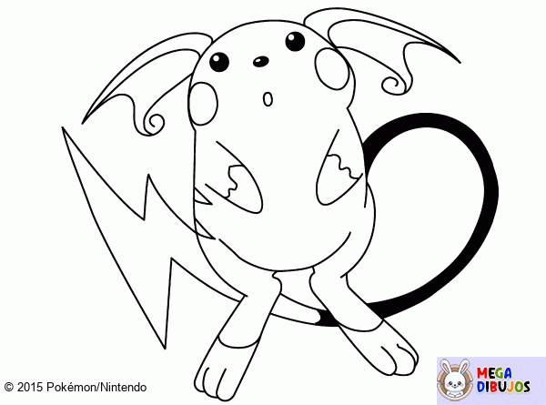 Dibujo para colorear Raichu