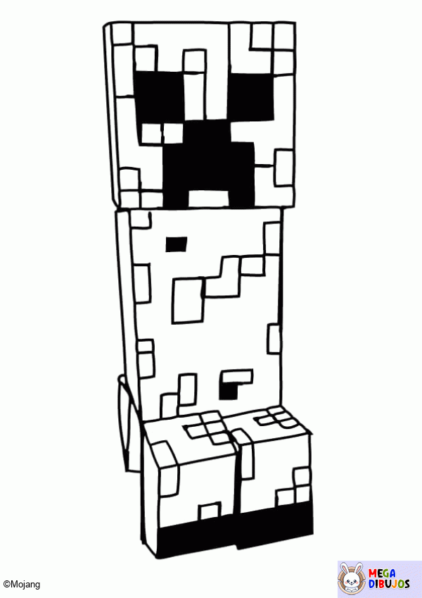 Dibujo para colorear Minecraft Página Para Colorear