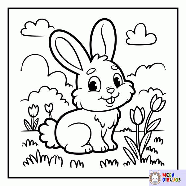 Dibujo para colorear Primavera - 1