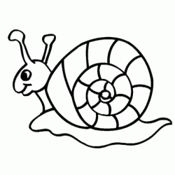 Dibujo para colorear Caracol