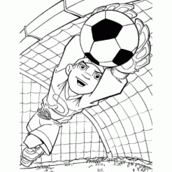 Dibujo para colorear Portero