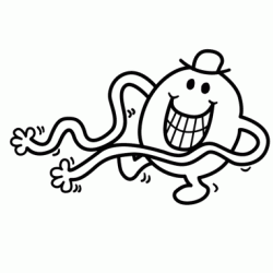 Dibujo para colorear Se&ntilde;or cosquillas