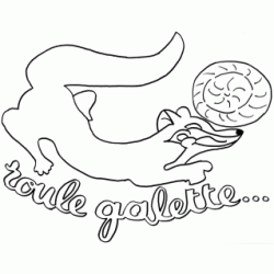 Dibujo para colorear Rollo de galette