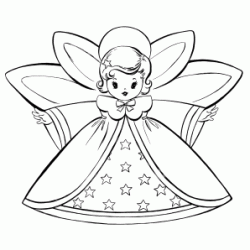 Dibujo para colorear Hada madrina