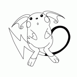 Dibujo para colorear Raichu
