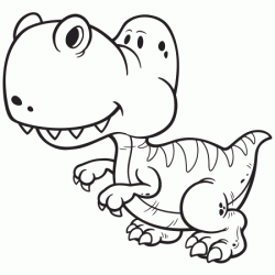 Dibujo para colorear Dinosaurio