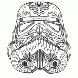 Dibujo para colorear Garabato de soldado de asalto