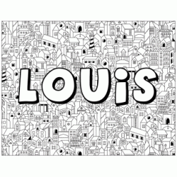 Dibujo para colorear Dibujo para colorear nombre - Luis