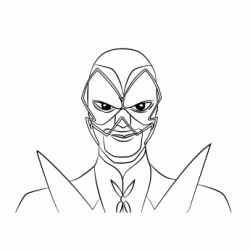 Dibujo para colorear La mariposa - Milagrosa