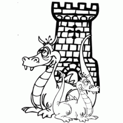 Dibujo para colorear Mazmorra y dragones