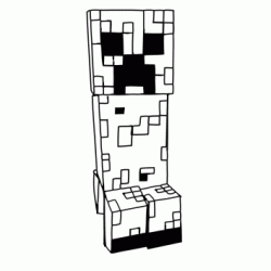 Dibujo para colorear Minecraft Página Para Colorear