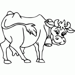 Dibujo para colorear Vaca