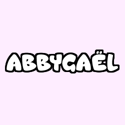 Coloración del nombre ABBYGAËL