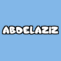 Coloración del nombre ABDELAZIZ