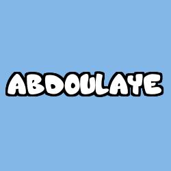 Coloración del nombre ABDOULAYE
