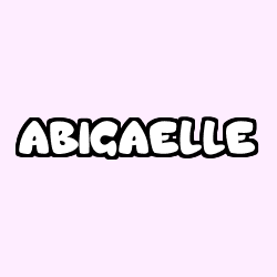 Coloración del nombre ABIGAELLE