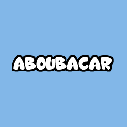 Coloración del nombre ABOUBACAR