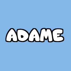 Coloración del nombre ADAME