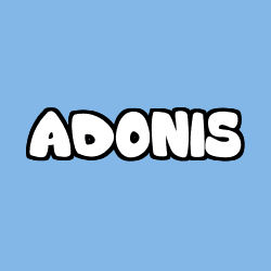 Coloración del nombre ADONIS