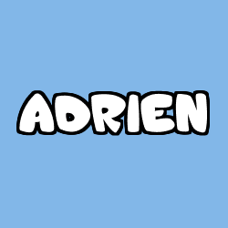 Coloración del nombre ADRIEN