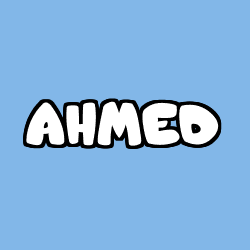 Coloración del nombre AHMED