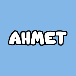 Coloración del nombre AHMET