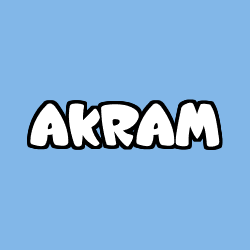 Coloración del nombre AKRAM