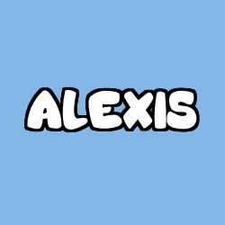 Coloración del nombre ALEXIS