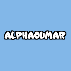 Coloración del nombre ALPHAOUMAR
