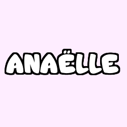 Coloración del nombre ANAËLLE