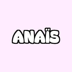 Coloración del nombre ANAÏS