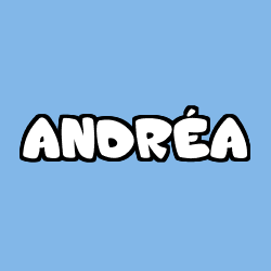 Coloración del nombre ANDRÉA