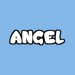 Coloración del nombre ANGEL