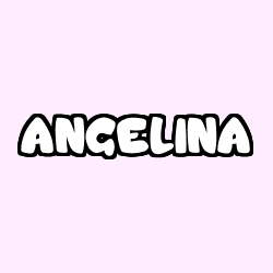 Coloración del nombre ANGELINA