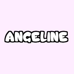 Coloración del nombre ANGELINE