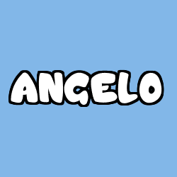 Coloración del nombre ANGELO