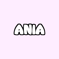Coloración del nombre ANIA