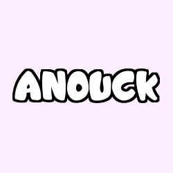 Coloración del nombre ANOUCK