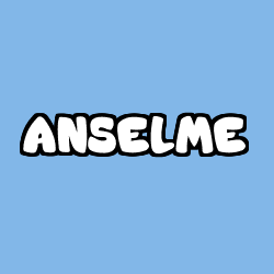 Coloración del nombre ANSELME