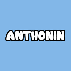 Coloración del nombre ANTHONIN