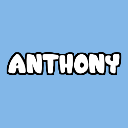 Coloración del nombre ANTHONY