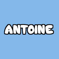 Coloración del nombre ANTOINE