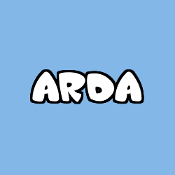 Coloración del nombre ARDA