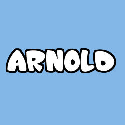 Coloración del nombre ARNOLD