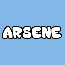 Coloración del nombre ARSENE