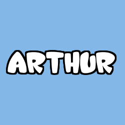 Coloración del nombre ARTHUR